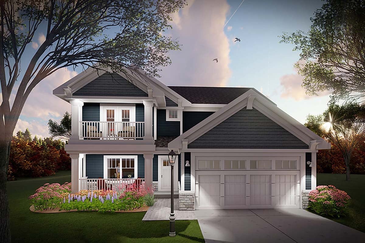 House Plan 100901 Elevation