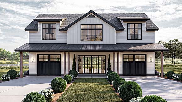Garage-Living Plan 101401