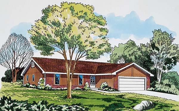 House Plan 20062 Elevation