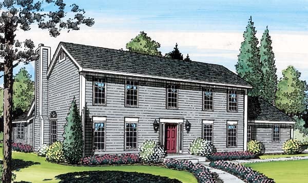 House Plan 20136 Elevation