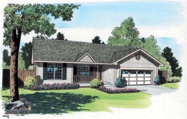 House Plan 20161 Elevation