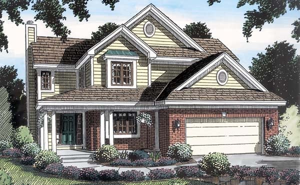 House Plan 20226 Elevation
