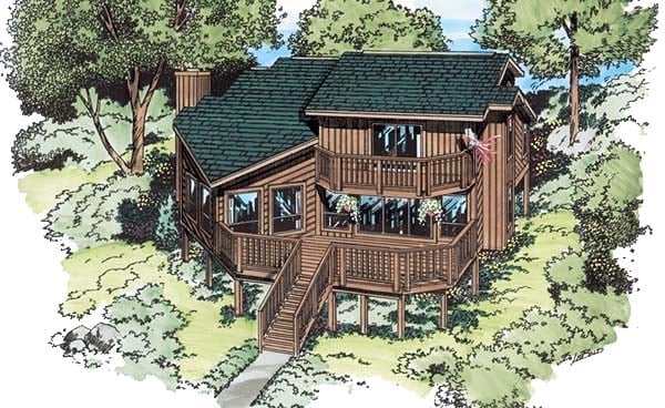 House Plan 20501 Elevation