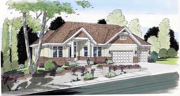 House Plan 24805 Elevation