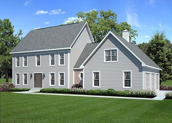 House Plan 24966 Elevation