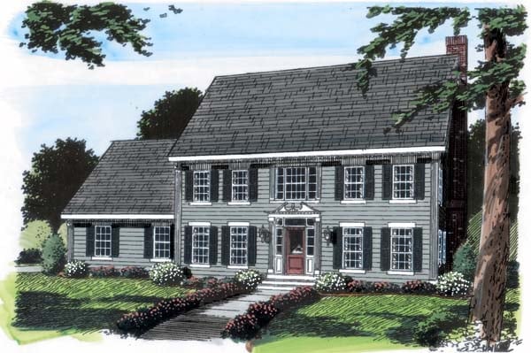 House Plan 24970 Elevation