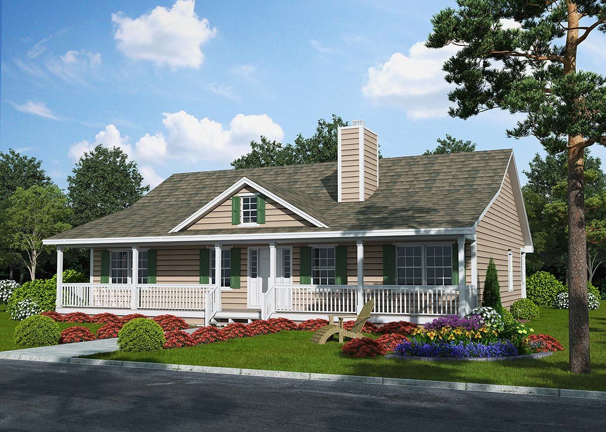 House Plan 25102 Elevation