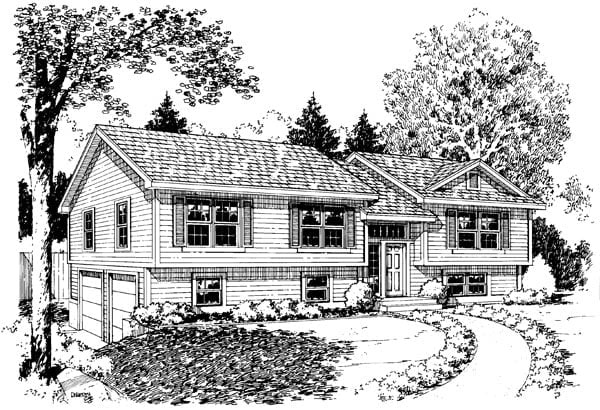 House Plan 34681 Elevation
