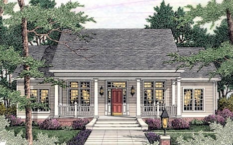 House Plan 40014 Elevation