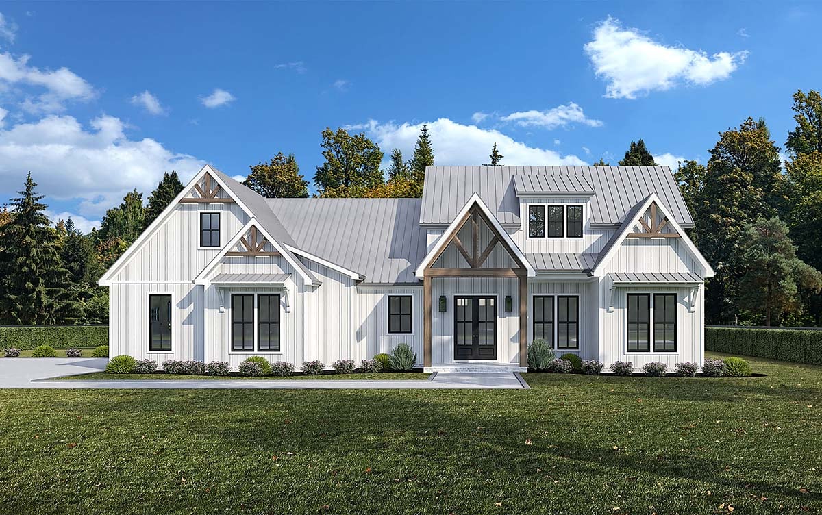 House Plan 40386 Elevation