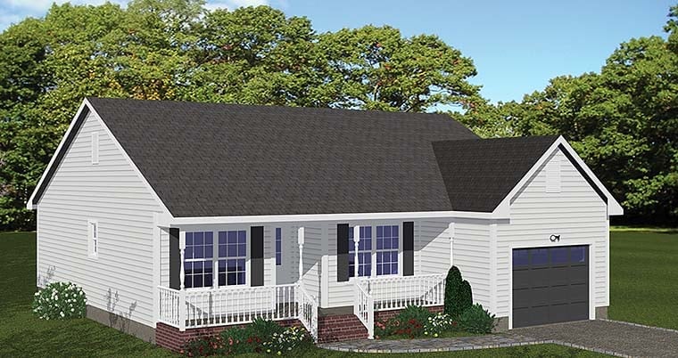 House Plan 40600 Elevation