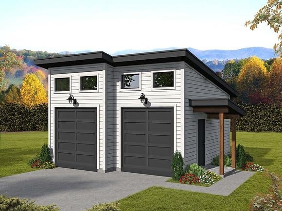 Modern Style Garage Plans & Garage Apartments