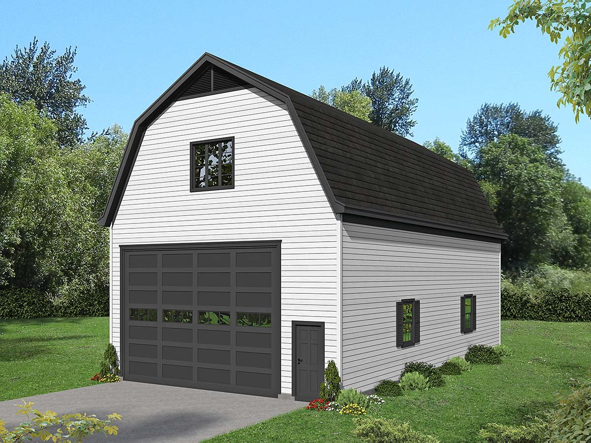 Garage Plan 40885 - 4 Car Garage Elevation