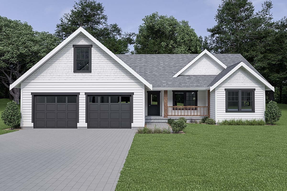 House Plan 40952 Elevation