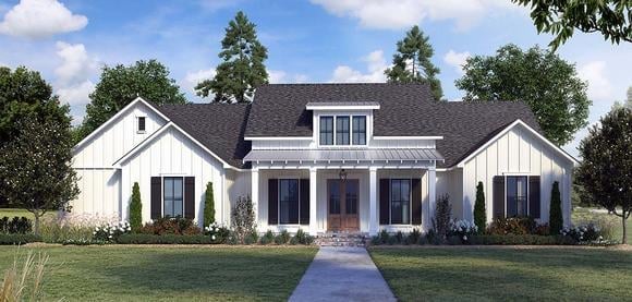 House Plan 41429 Elevation