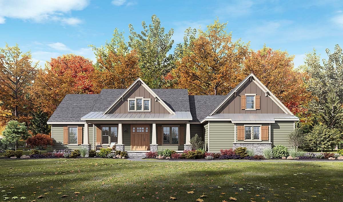 House Plan 41457 Elevation