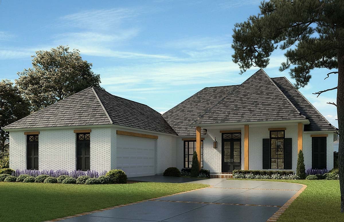 House Plan 41458 Elevation