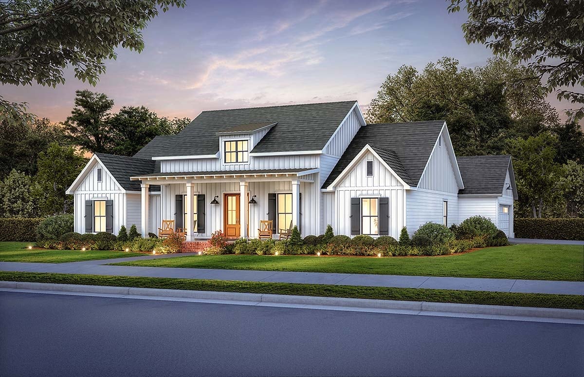 House Plan 41497 Elevation