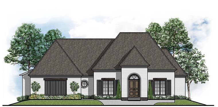 House Plan 41522 Elevation
