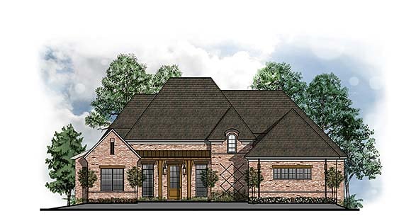 House Plan 41674 Elevation