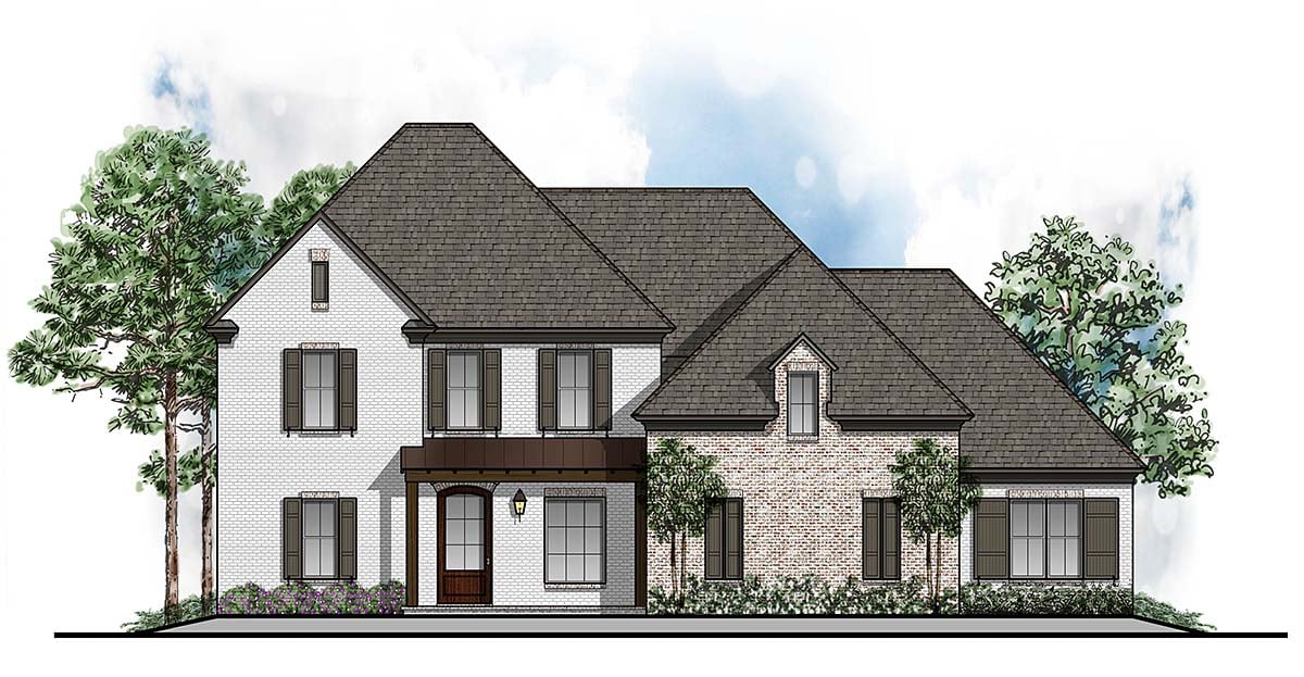 House Plan 41693 Elevation