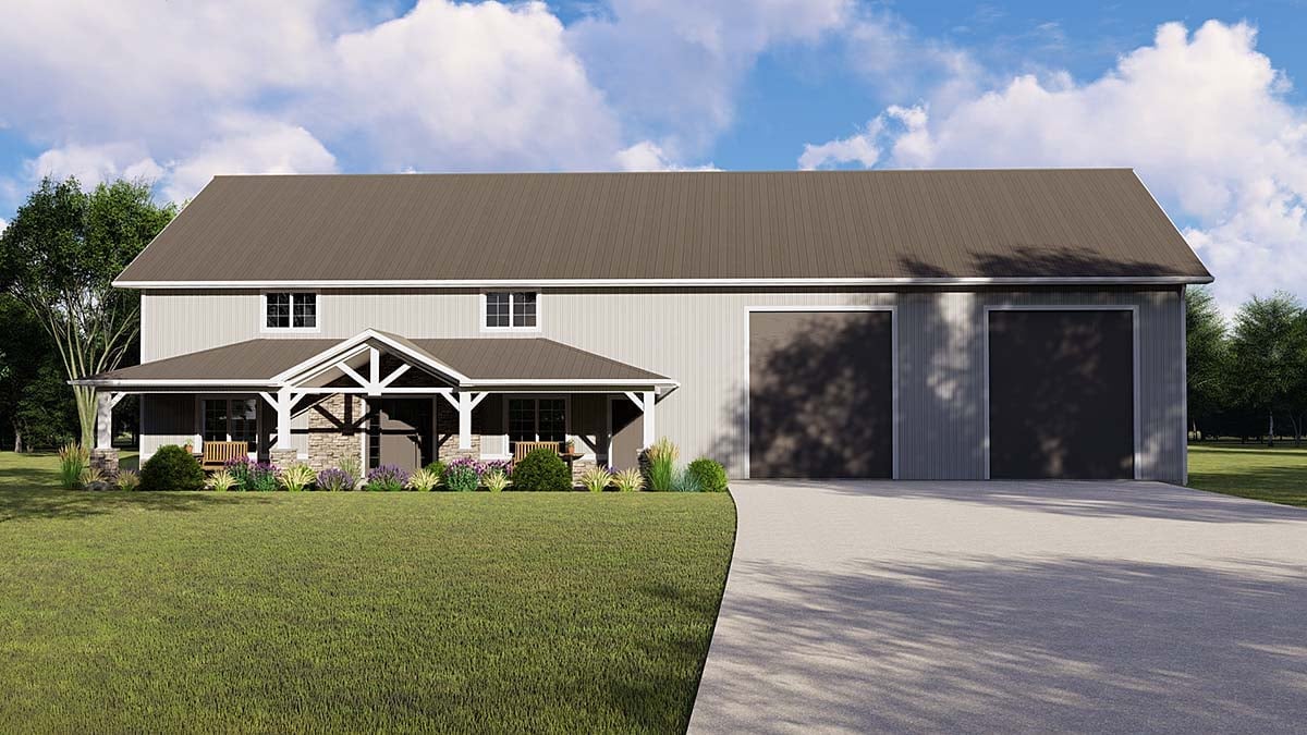 House Plan 41806 Elevation
