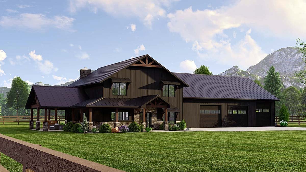 House Plan 41807 Elevation