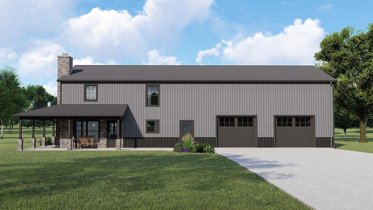 House Plan 41846 Elevation