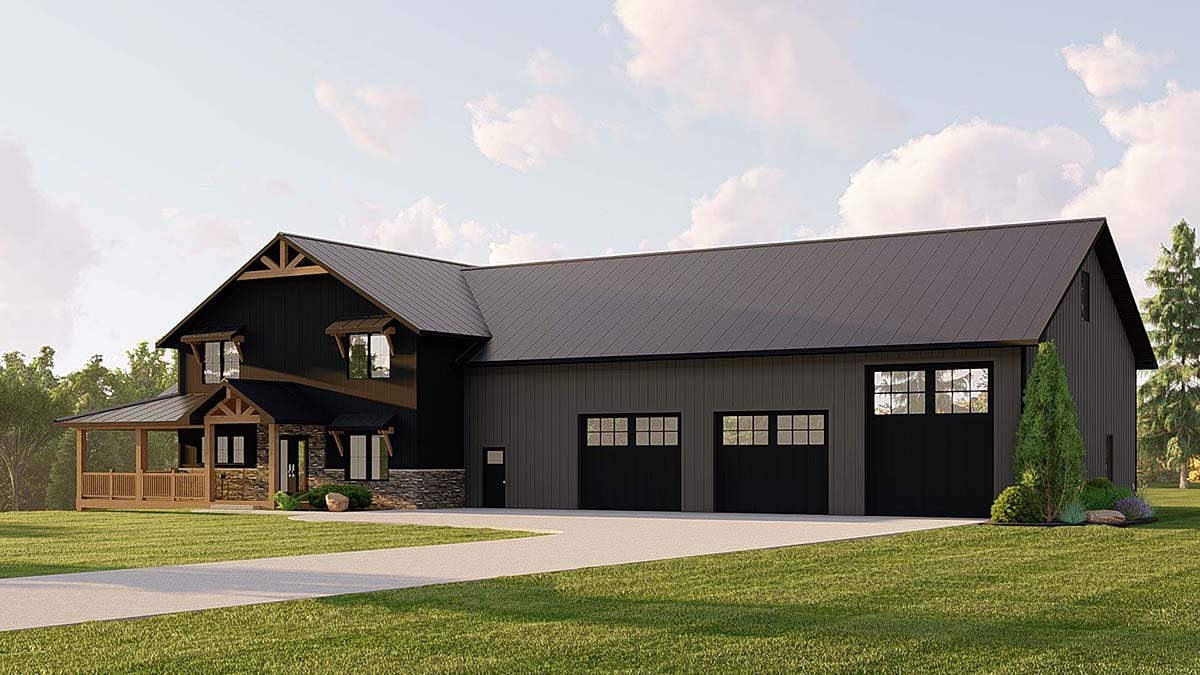 House Plan 41862 Elevation