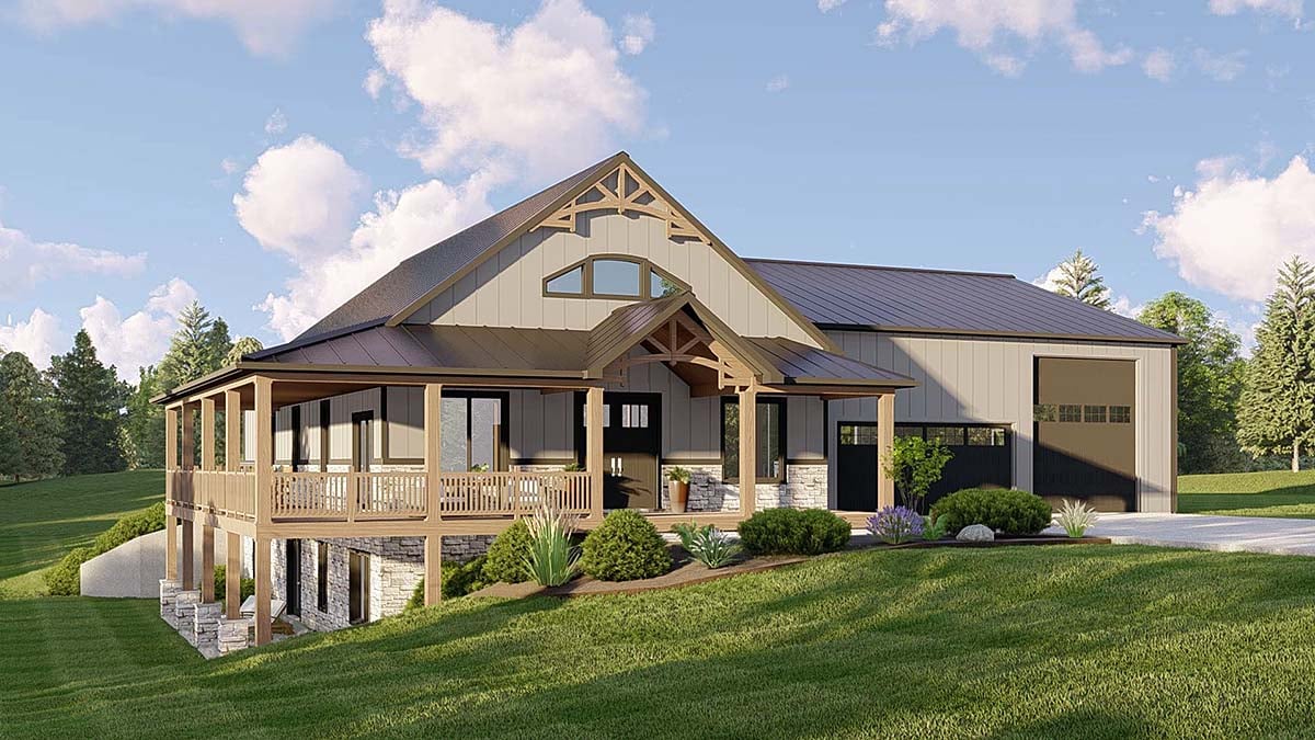 House Plan 41863 Elevation