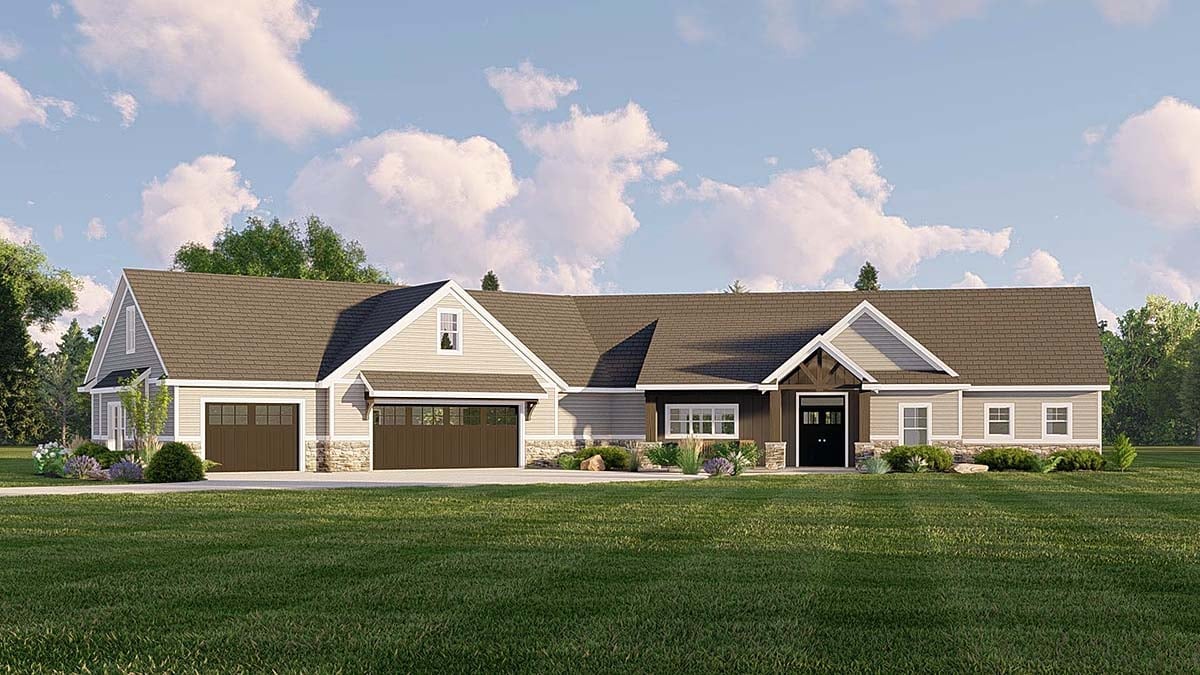 House Plan 41865 Elevation