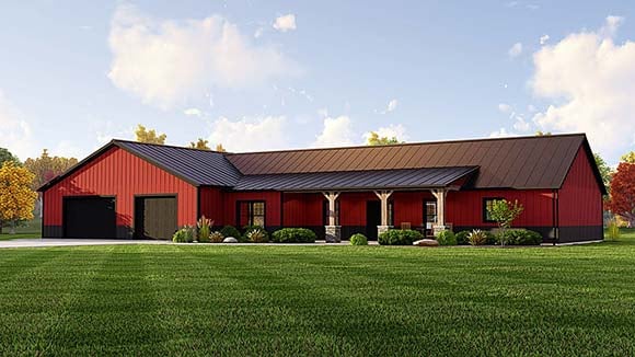 House Plan 41873 Elevation