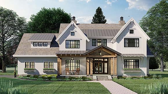 House Plan 41901 Elevation