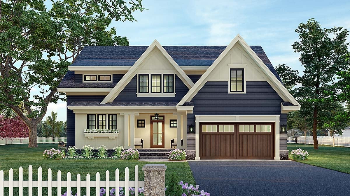 House Plan 41913 Elevation