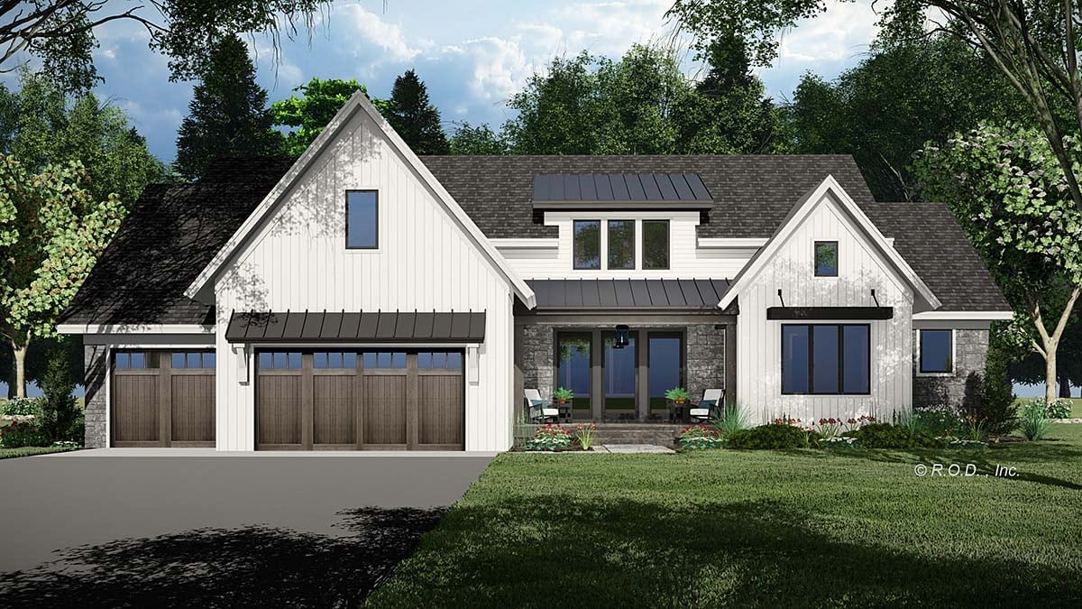 House Plan 41941 Elevation
