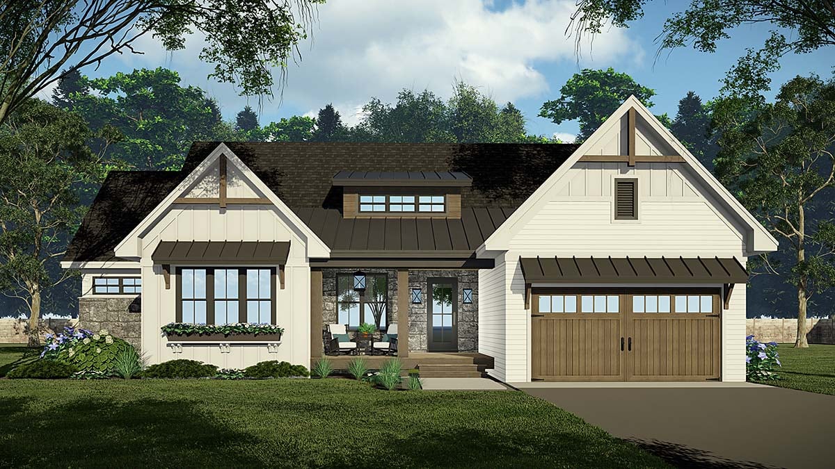 House Plan 41943 Elevation