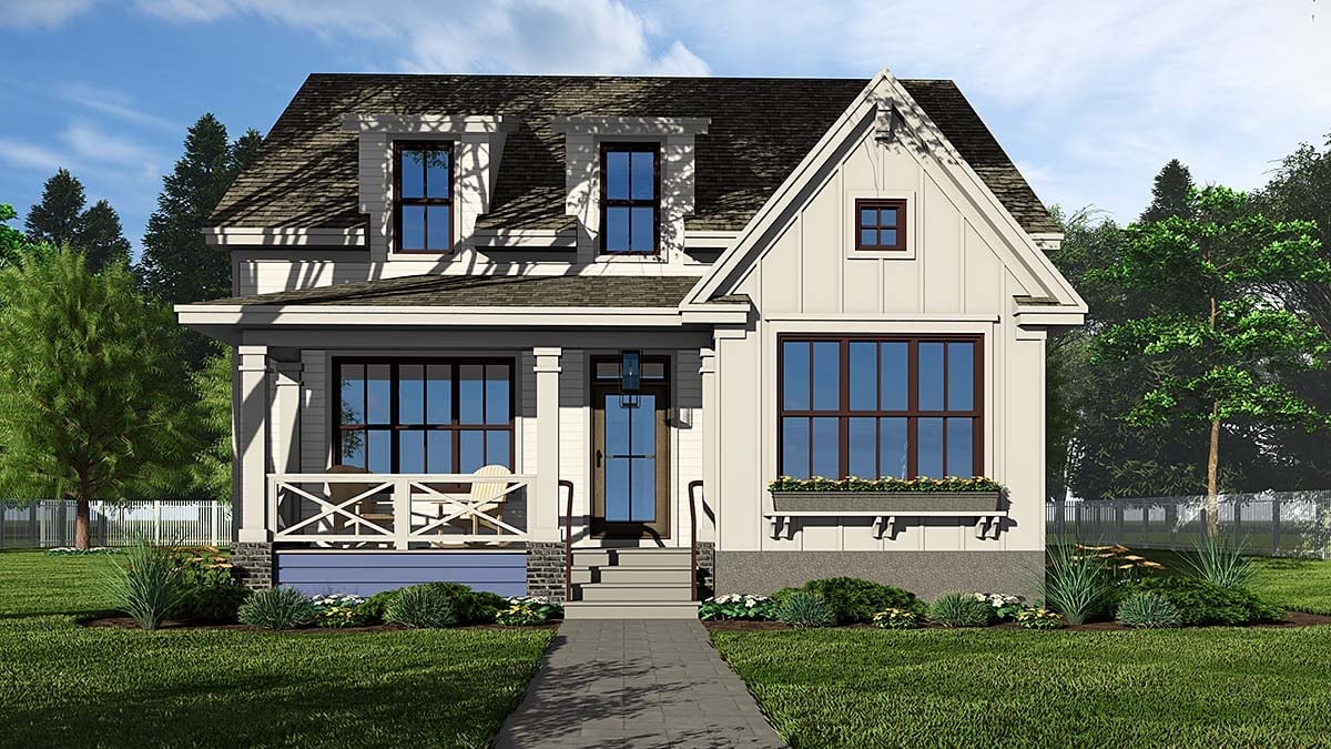 House Plan 41952 Elevation