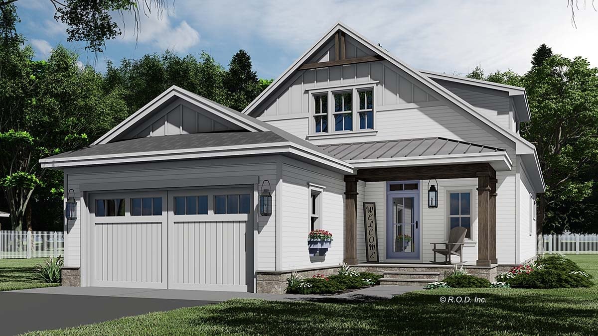 House Plan 41964 Elevation