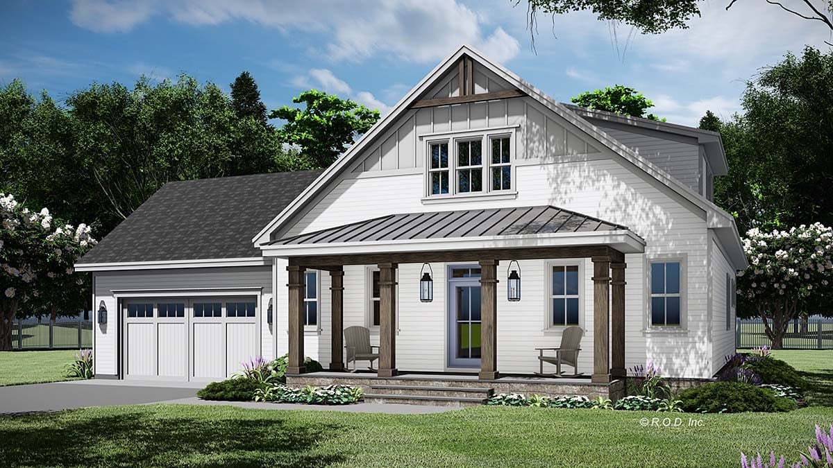 House Plan 41968 Elevation
