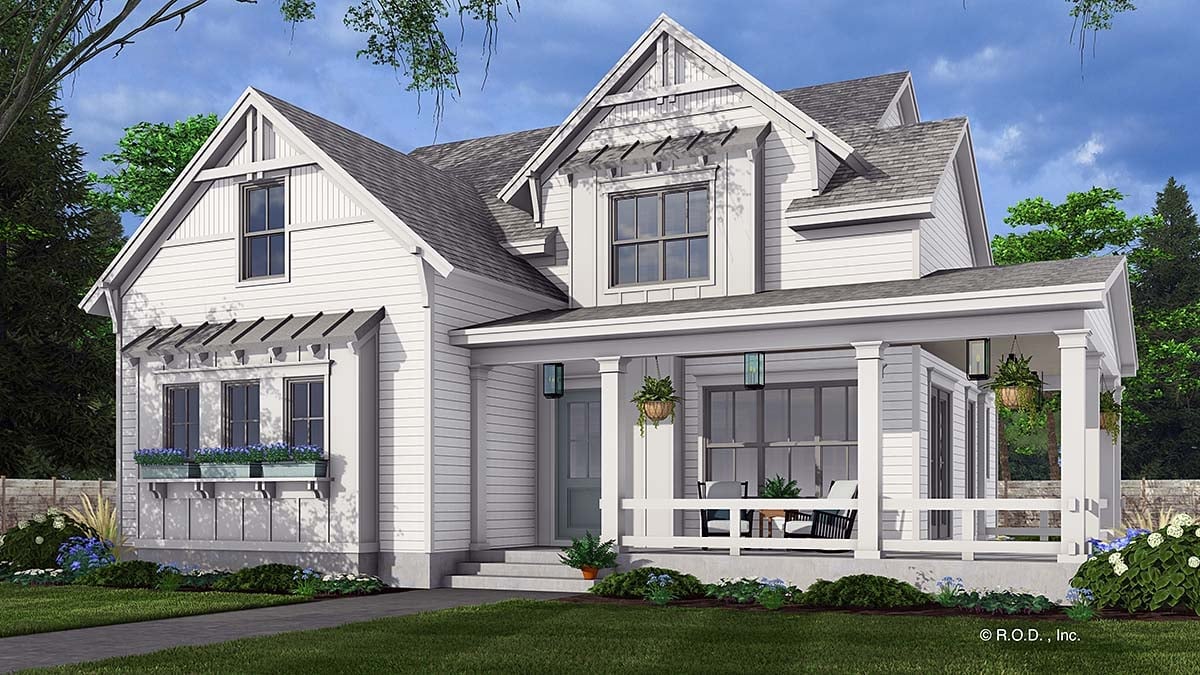 House Plan 41971 Elevation