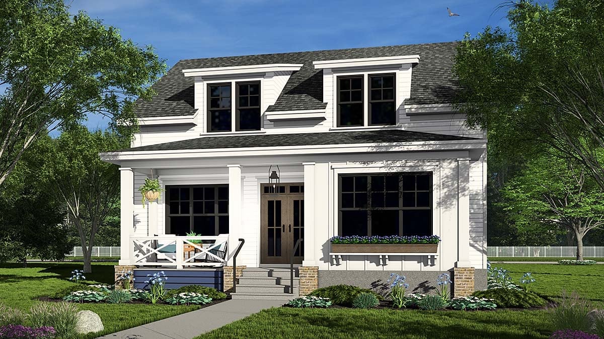 House Plan 41979 Elevation