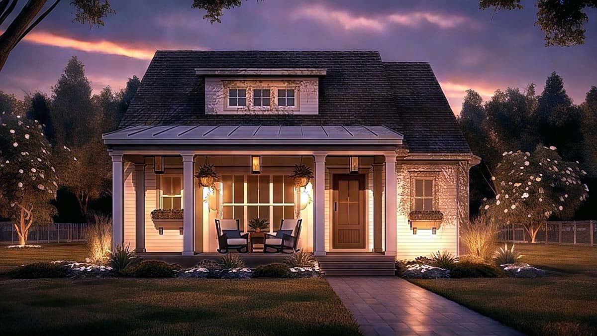House Plan 41981 Elevation