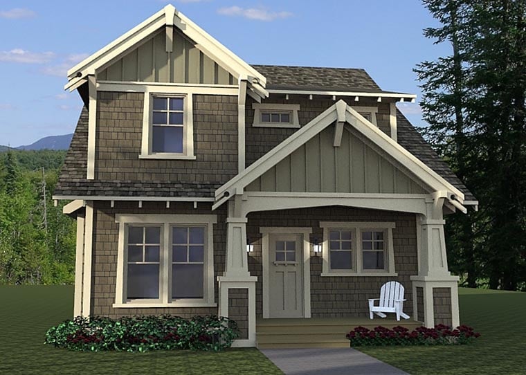 House Plan 42673 Elevation