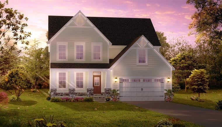 House Plan 42817 Elevation