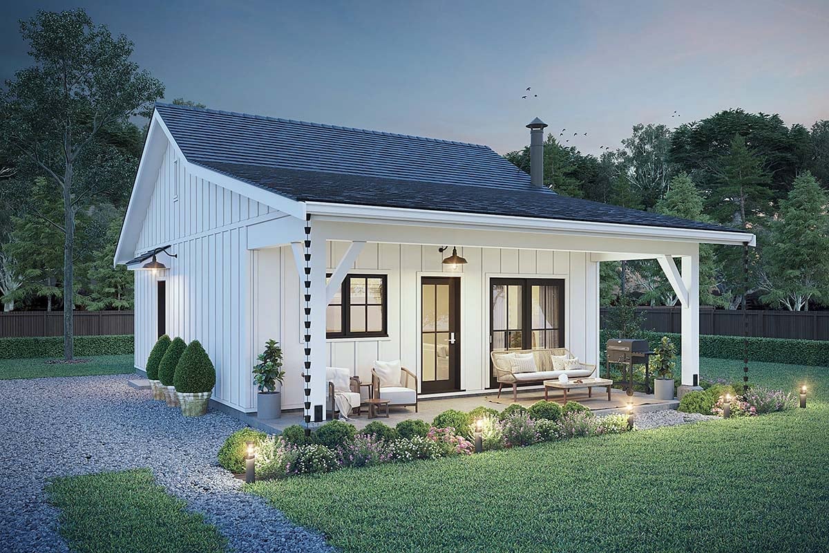 House Plan 42920 Elevation