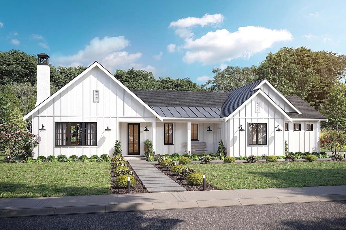 House Plan 42947 Elevation