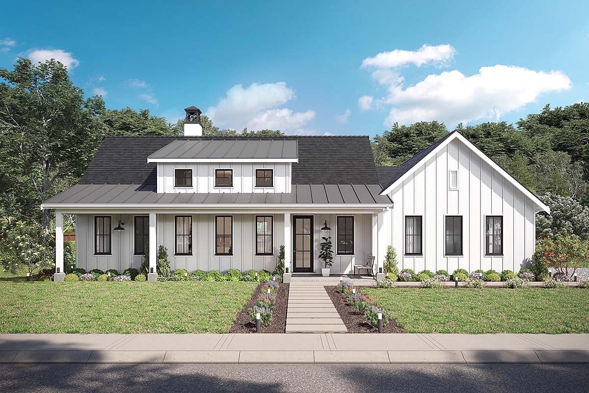 House Plan 42948 Elevation