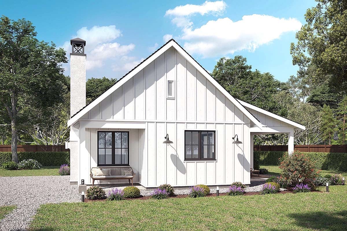 House Plan 42949 Elevation
