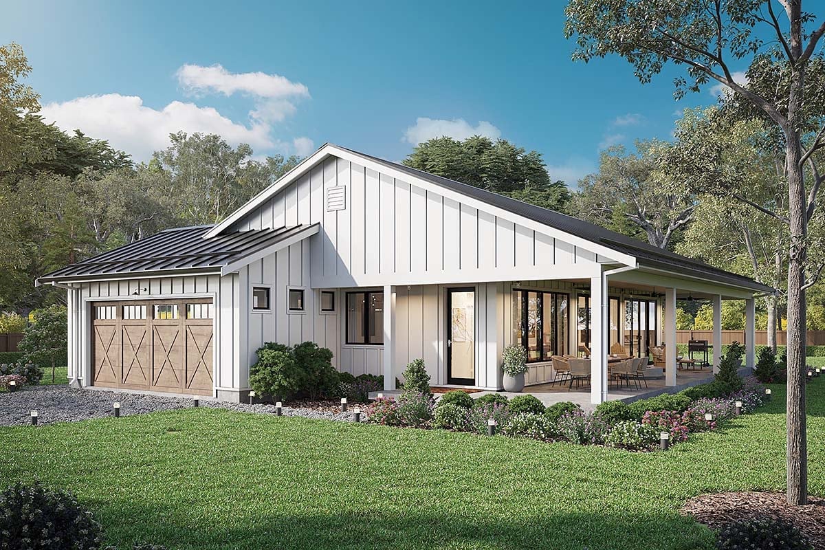 House Plan 42952 Elevation