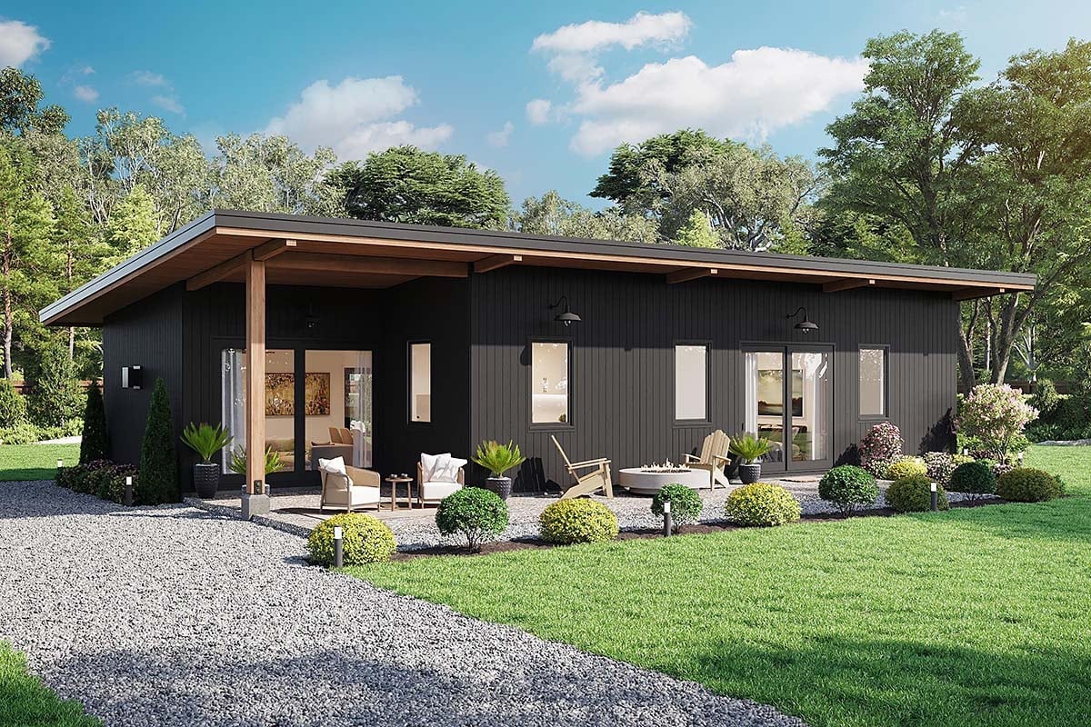 House Plan 42954 Elevation